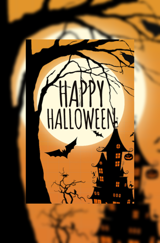 万圣节蛋糕店宣传活动介绍模板